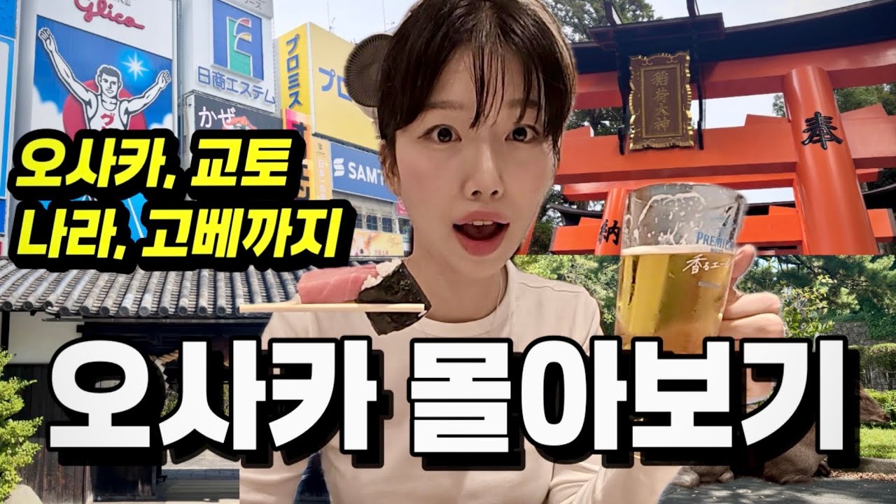 🇯🇵어디갈지 몰라서 다 가본 오사카 근교, 나고야까지 풀코스