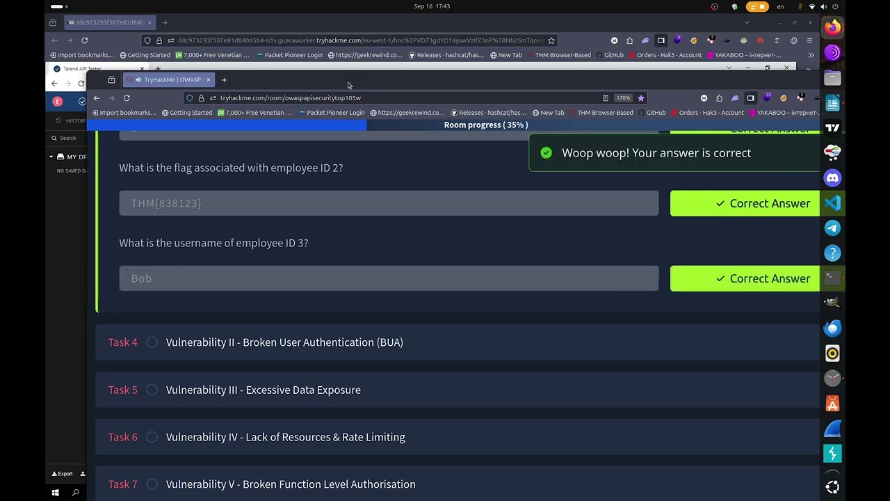 OWASP API Security Top 10-1 TryHackMe Walkthrough