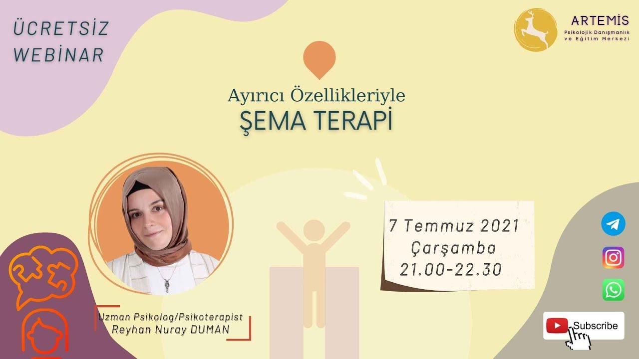 Ayırıcı Özellikleriyle Şema Terapi - Psikoterapist Reyhan  Nuray Duman