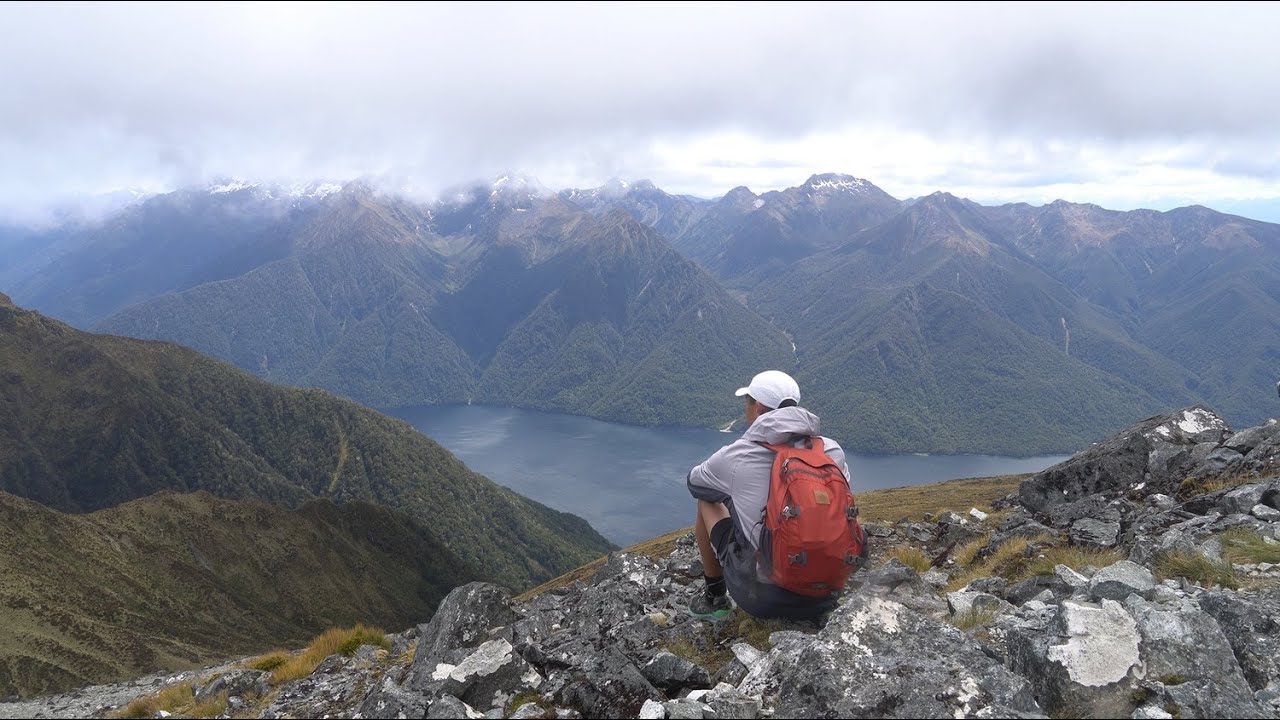 Solo Hiking Luxmore Summit of the Kepler Track