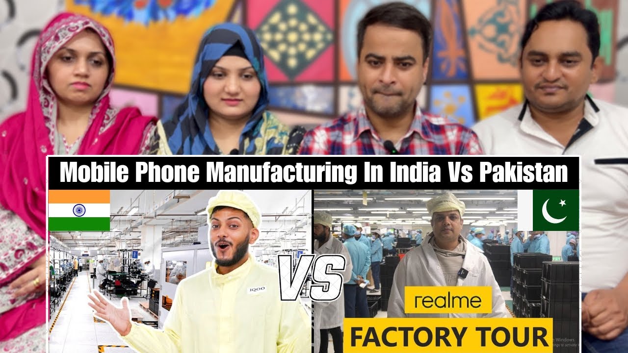 Mobile Phone Manufacturing In India Vs Mobile Phone Manufacturing In Pakistan | Reaction!1