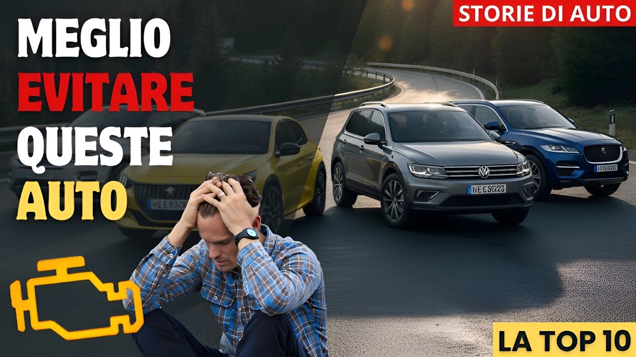 10 auto FAMOSE con problemi GRAVI (che pochi conoscono)