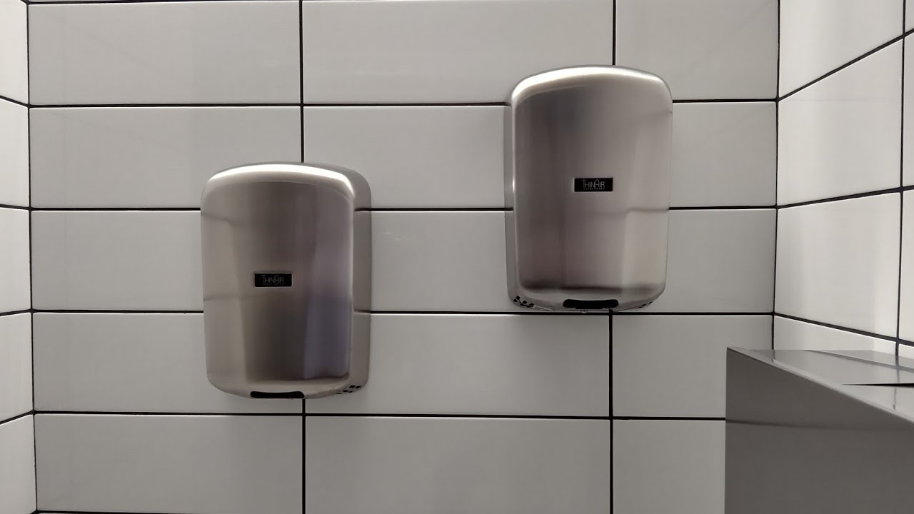 Excel ThinAir TA-SB Hand Dryer at Richmond City Hall (men's), BC