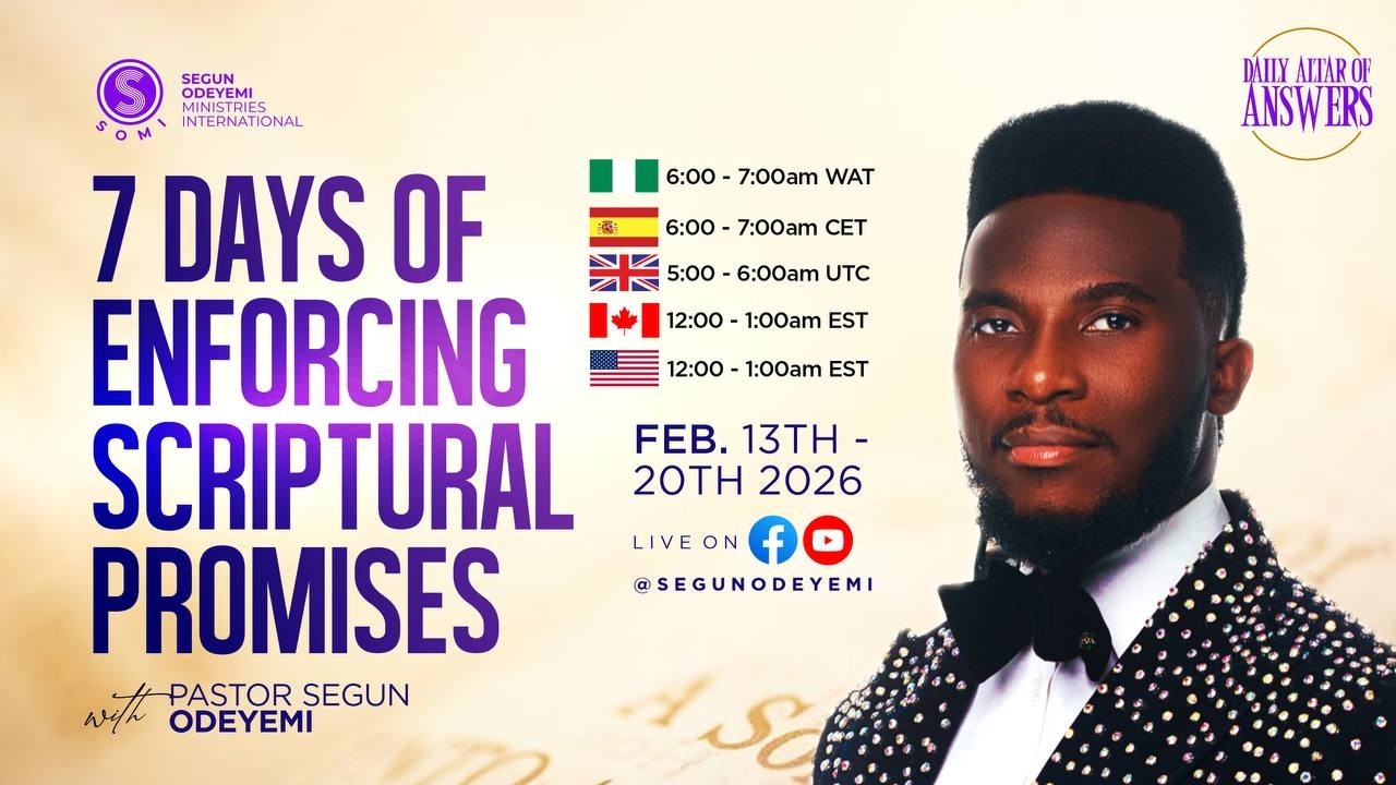 SEVEN DAYS OF ENFORCING SCRIPTURAL PROMISES  || DAY 6 || Pastor Segun Odeyemi