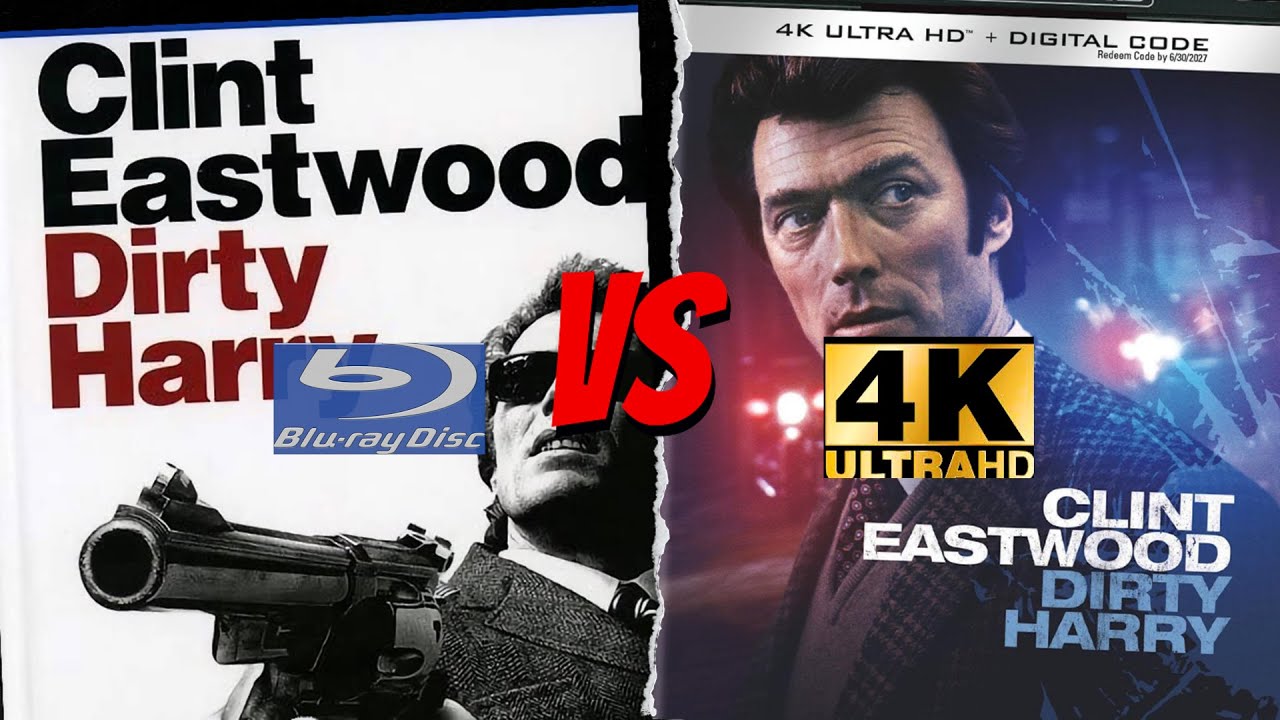 DIRTY HARRY (1971)) 4K Ultra HD VS 2009 Blu-ray COMPARISON SIDE BY SIDE @warnerbrosentertainment