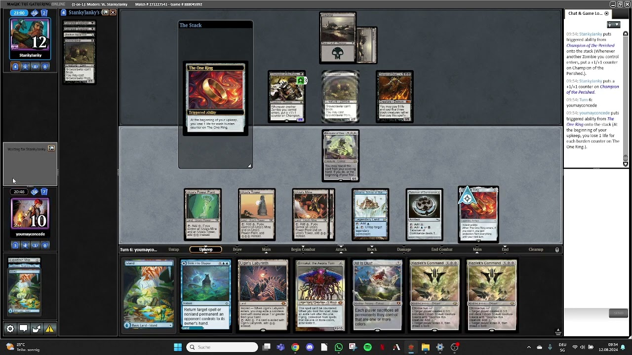 U Tron Combo with Portent of Calamity