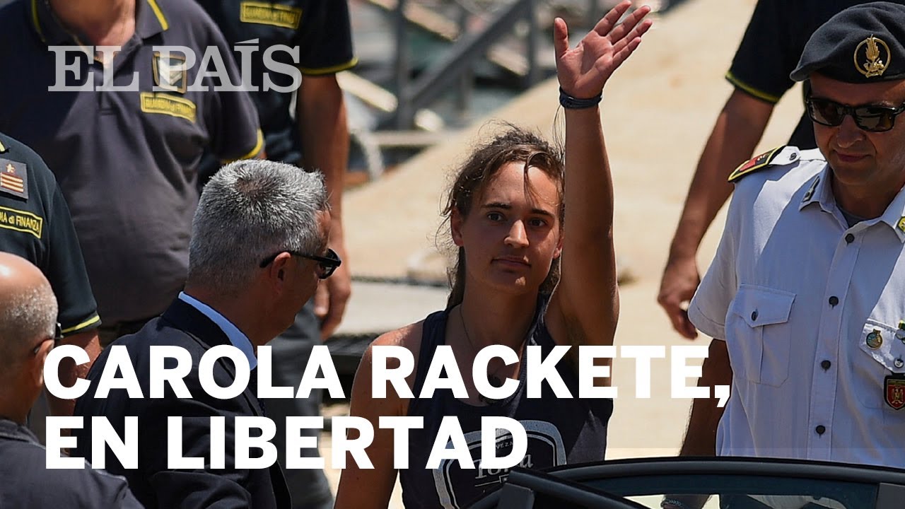 CAROLA RACKETE: La capitana del 'SEA WATCH3', en libertad tras comparecer ante la juez