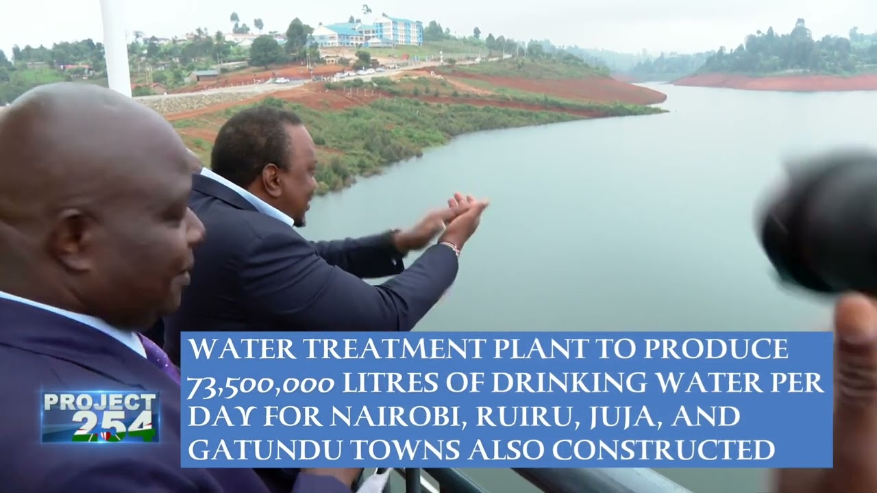 President Uhuru Kenyatta Commissions the Karimenu II Dam in Gatundu North, Kiambu County