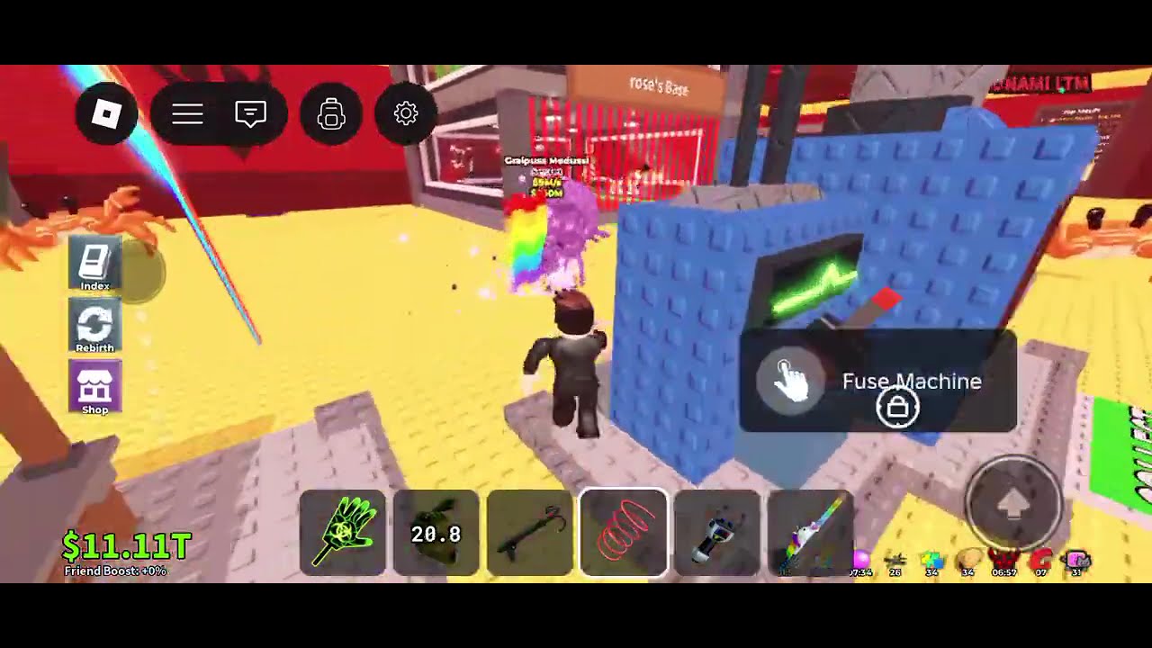 Fuse machine #######gaming steal a brainrot update senpaispiderGOD 