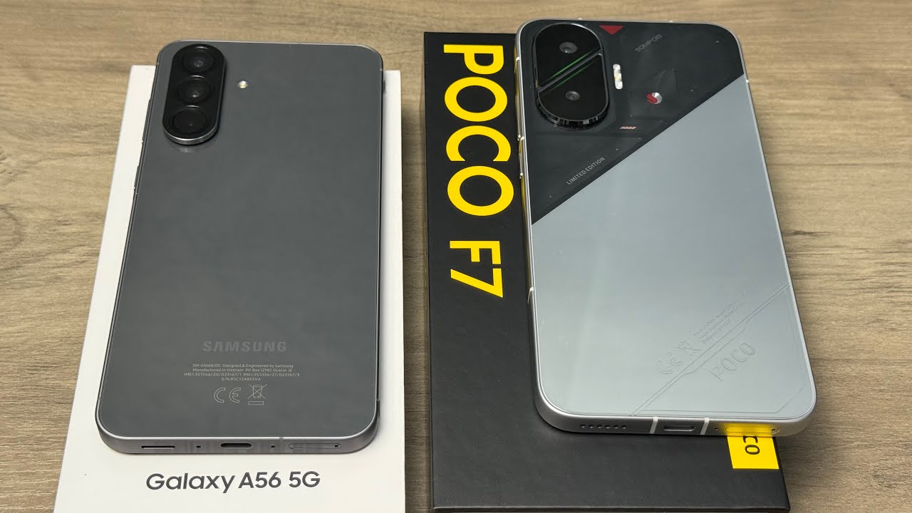 POCO F7 VS Samsung Galaxy A56 | Which Phone Looks Better?