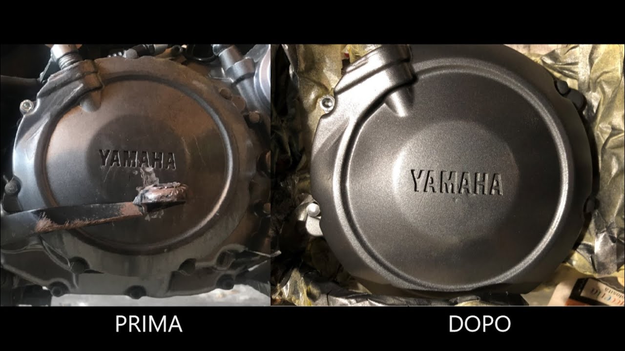 RIPARARE E VERNICIARE CARTER YAMAHA/HOW TO REPAIR AND PAINT A YAMAHA CASING