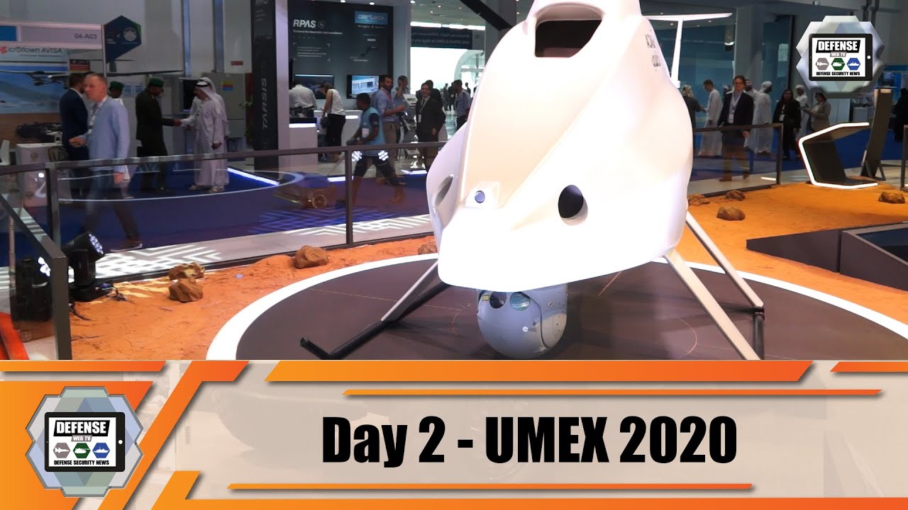 UMEX 2020 International Unmanned Defense Systems  and Training Exhibition Abu Dhabi UAE Day 2