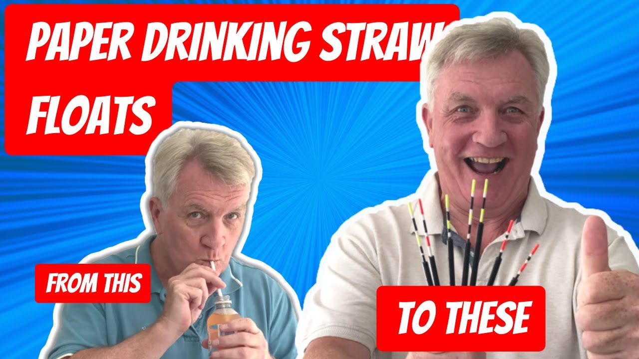 Can You Make Great Waggler Floats from Paper Drinking Straws? - Lets Find Out