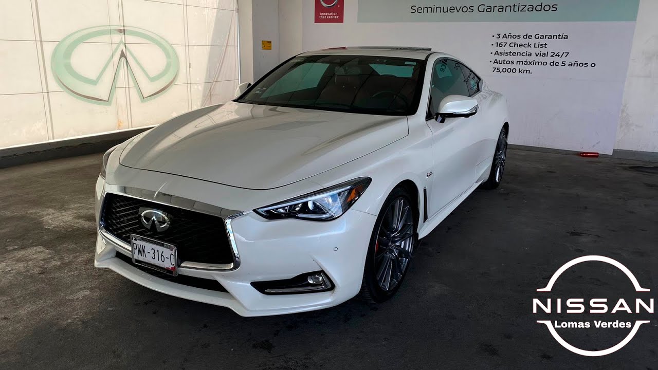 INFINITI Q60 3.0 400 SPORT 2017 BLANCO\\SEMINUEVOS NISSAN LOMAS VERDES