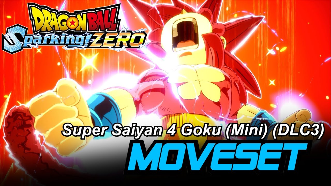 Super Saiyan 4 Goku (Mini) (DLC3) Moveset - DRAGON BALL: Sparking! ZERO | Japanese - 4K 60FPS