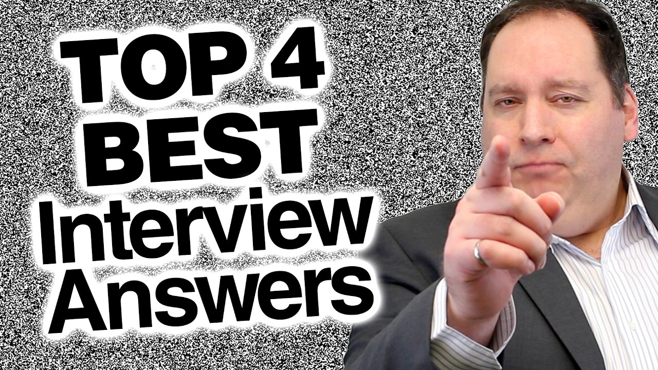 TOP 4 HARDEST INTERVIEW QUESTIONS & BEST ANSWERS! (with former CEO)