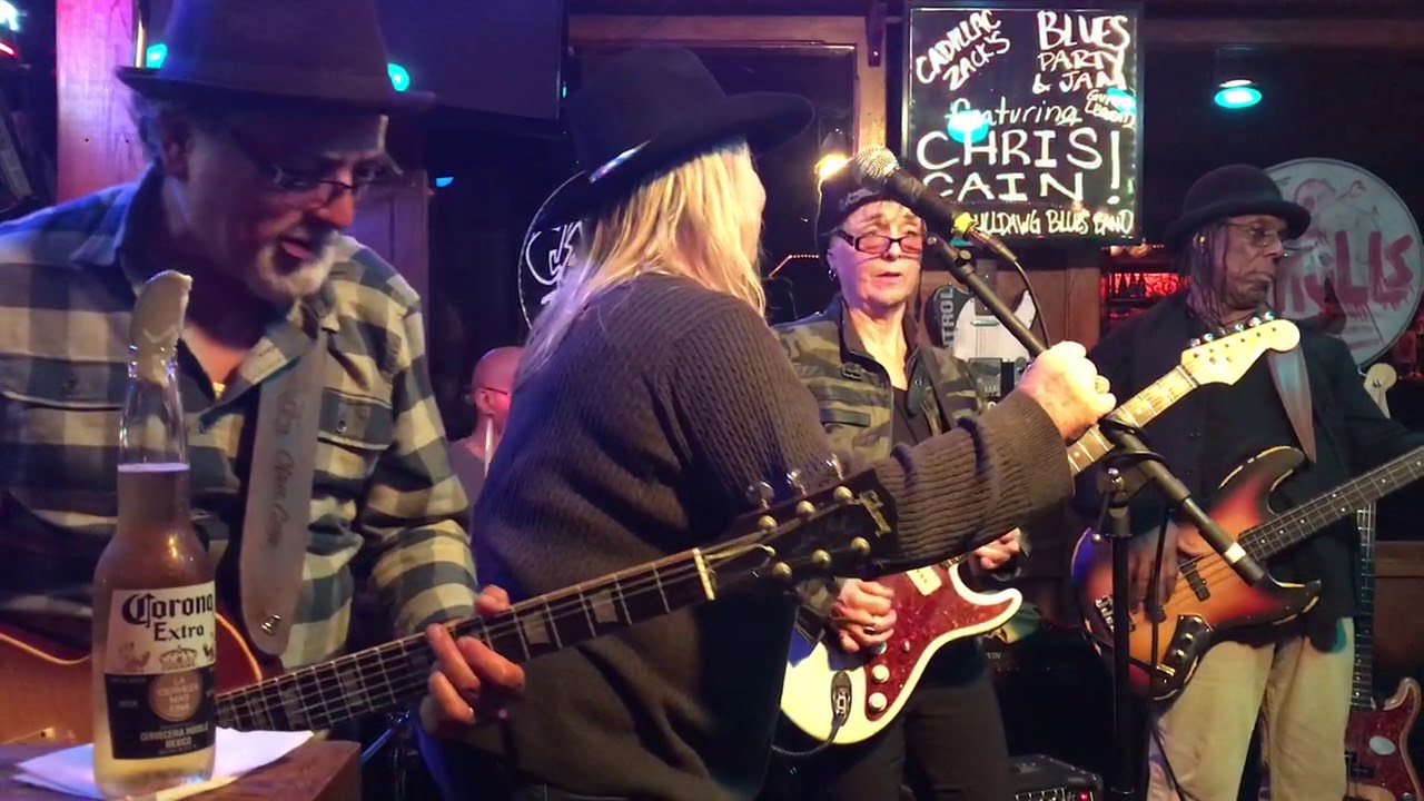 Chris Cain With Joey Delgado. Debbie Davies. Deb Ryder.Vocals. February 2018.