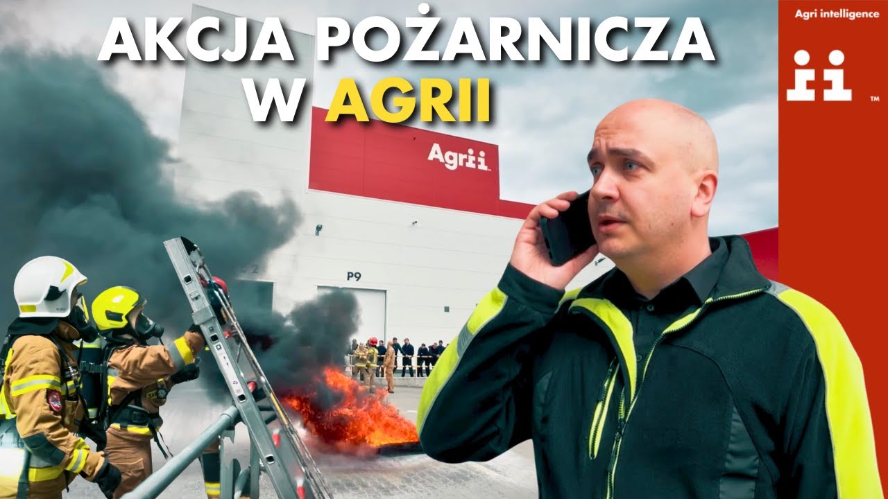 Ćwiczenia przeciwpożarowe i ewakuacyjne - zakład Agrii w Aleksandrowie Kujawskim 🧑&zwj;🚒 | Agrii Polska