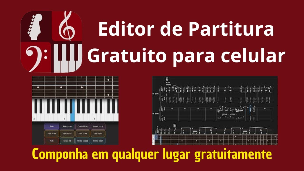 Editor de Partitura Gratuito para celular [Notion Mobile]