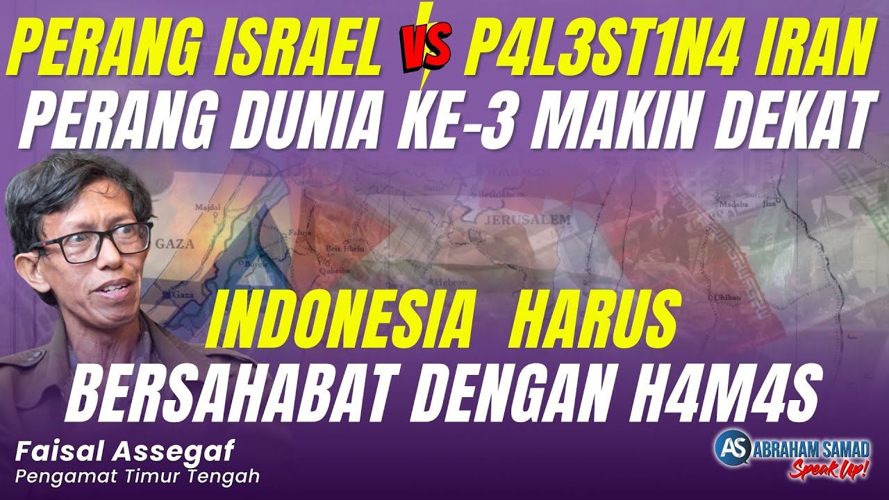 Perang Dunia Ke-3. I5ra3L VS P4lest1na Iran. Indonesia Harus Bersahabat Dengan H4m45!!