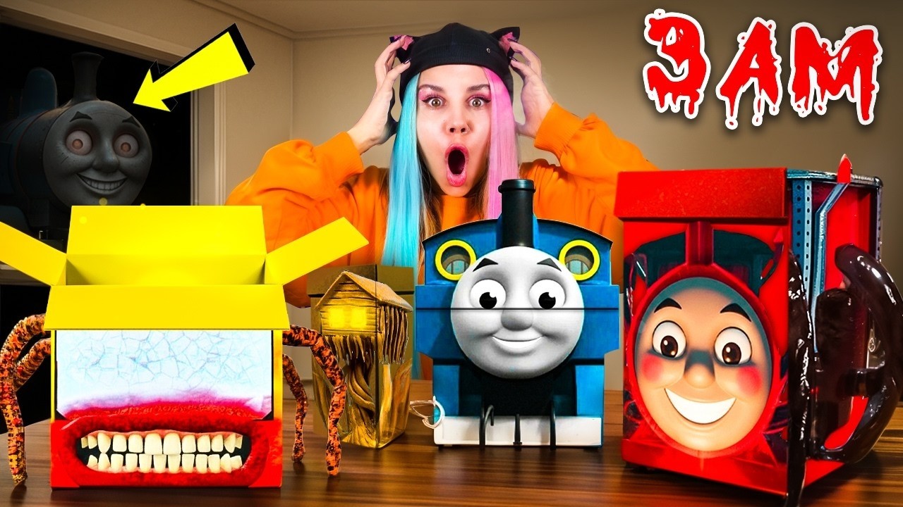 NO ABRAS EL SET DE LEGO CHOO CHOO CHARLES VS THOMAS VS BUS EATER VS HOUSE HEAD!!