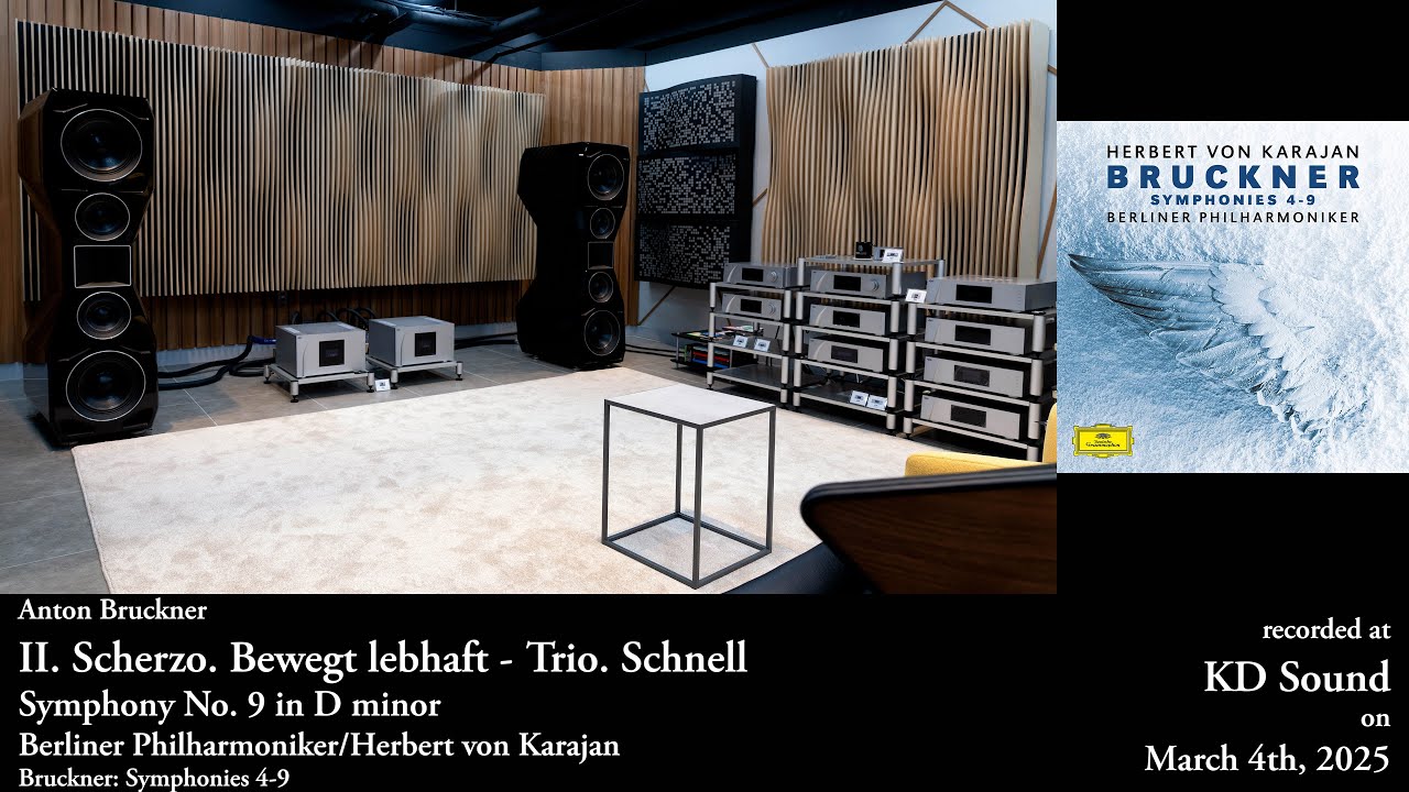 Bruckner: Symphony 9 - 2nd mvt. - Karajan | Göbel Divin Noblesse, CH Precision M1.1/L1/C10/T1/X1
