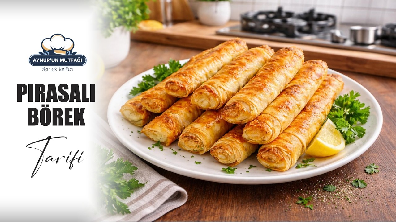 PIRASALI ÇITIR ÇITIR LEZZETLİ BÖREK!
