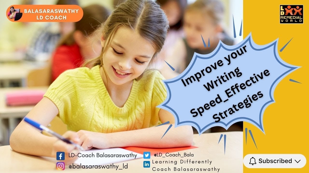 How to  Improve Your Writing Speed by working on reading