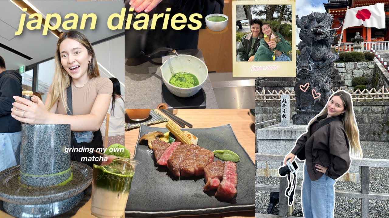 Japan Vlog 🍵 traveling Tokyo & Kyoto, temples/tea houses, ramen tasting 🍜 , 5 day itinerary