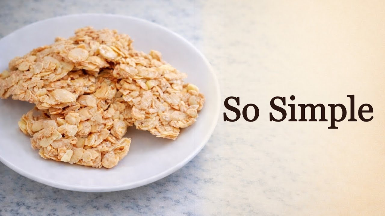 Almond Cookies &mdash; A Crisp Surprise