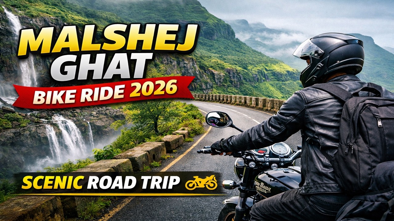 Malshej Ghat Bike Ride 2026 | Scenic Road Trip in Maharashtra 🏍️🌄#MalshejGhat #BikeRide