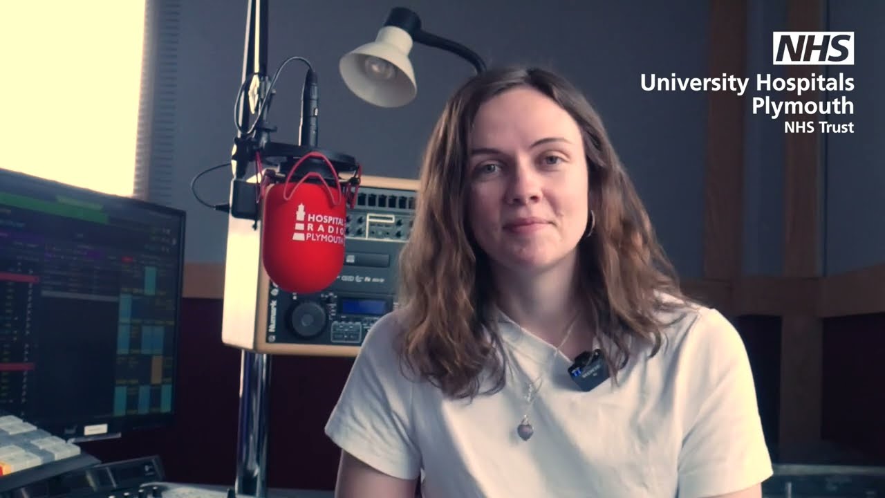 Volunteer Zoe talks about her role as a presenter for Hospital Radio Plymouth