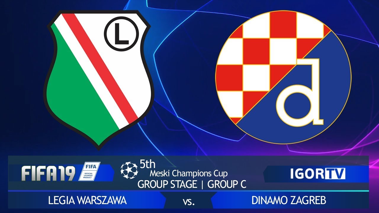 Legia Warszawa vs. Dinamo Zagreb | 5th Meski Champions Cup | Group C | FIFA19