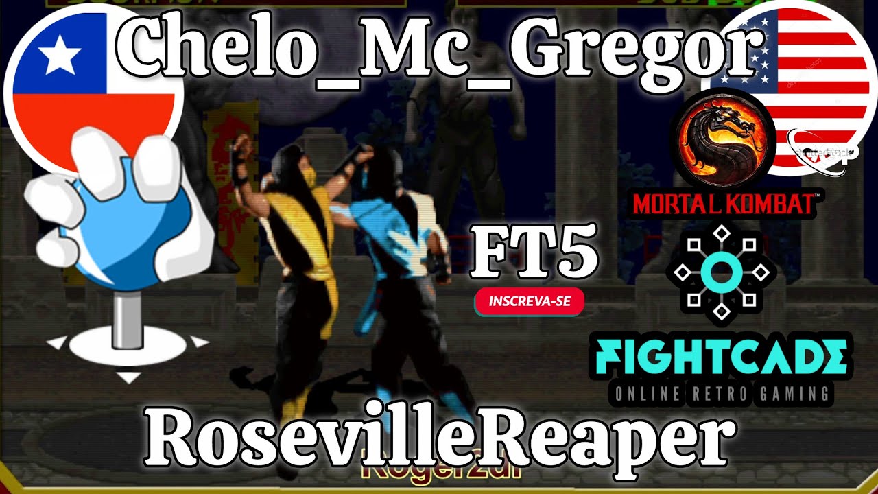Mortal Kombat *✅🥊🎮 ((Chelo_Mc_Gregor🆚RosevilleReaper))🥋▶️-FT5-Fightcade2 🥊ONLINE TOP!!! PARTE1👀🎬