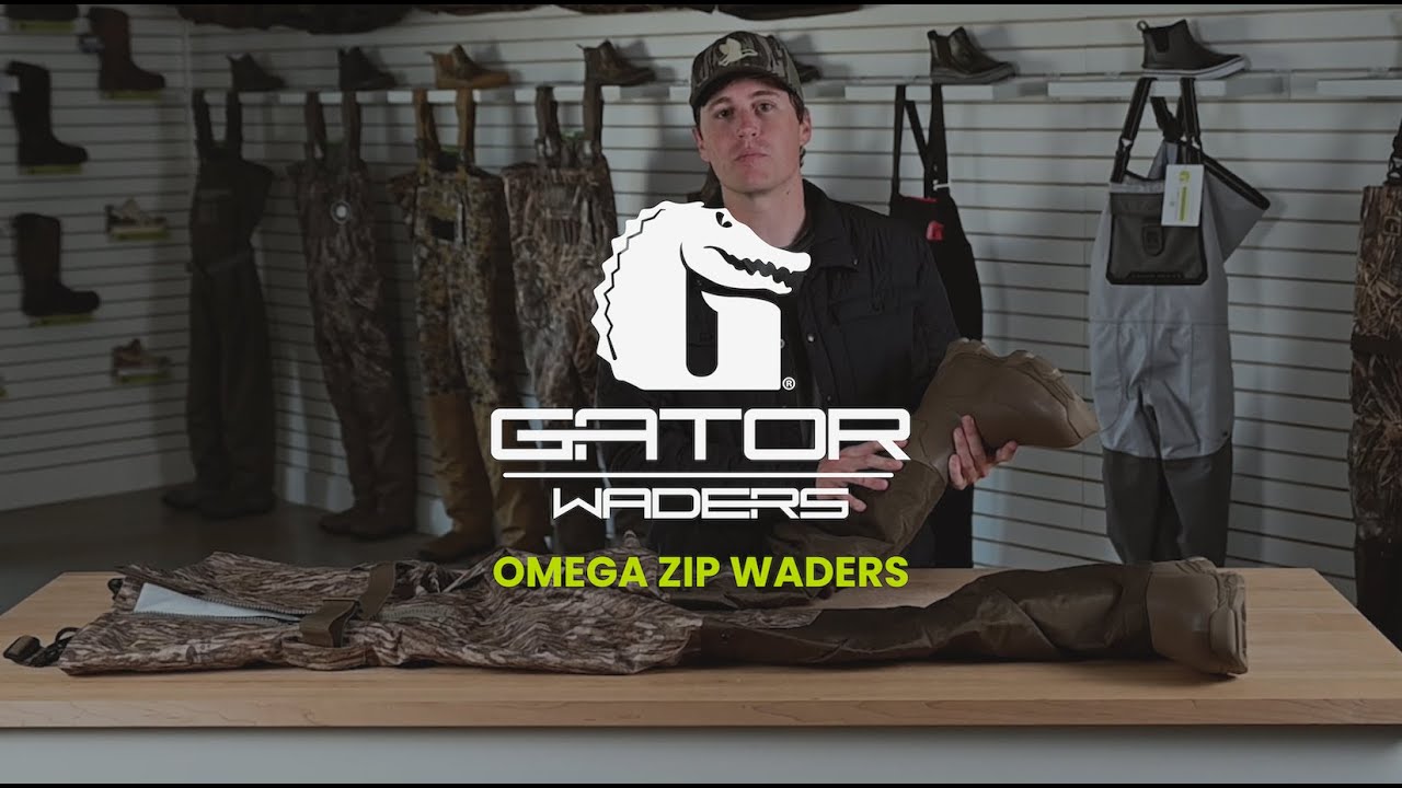 Gator Waders | Omega Uninsulated Zip Waders
