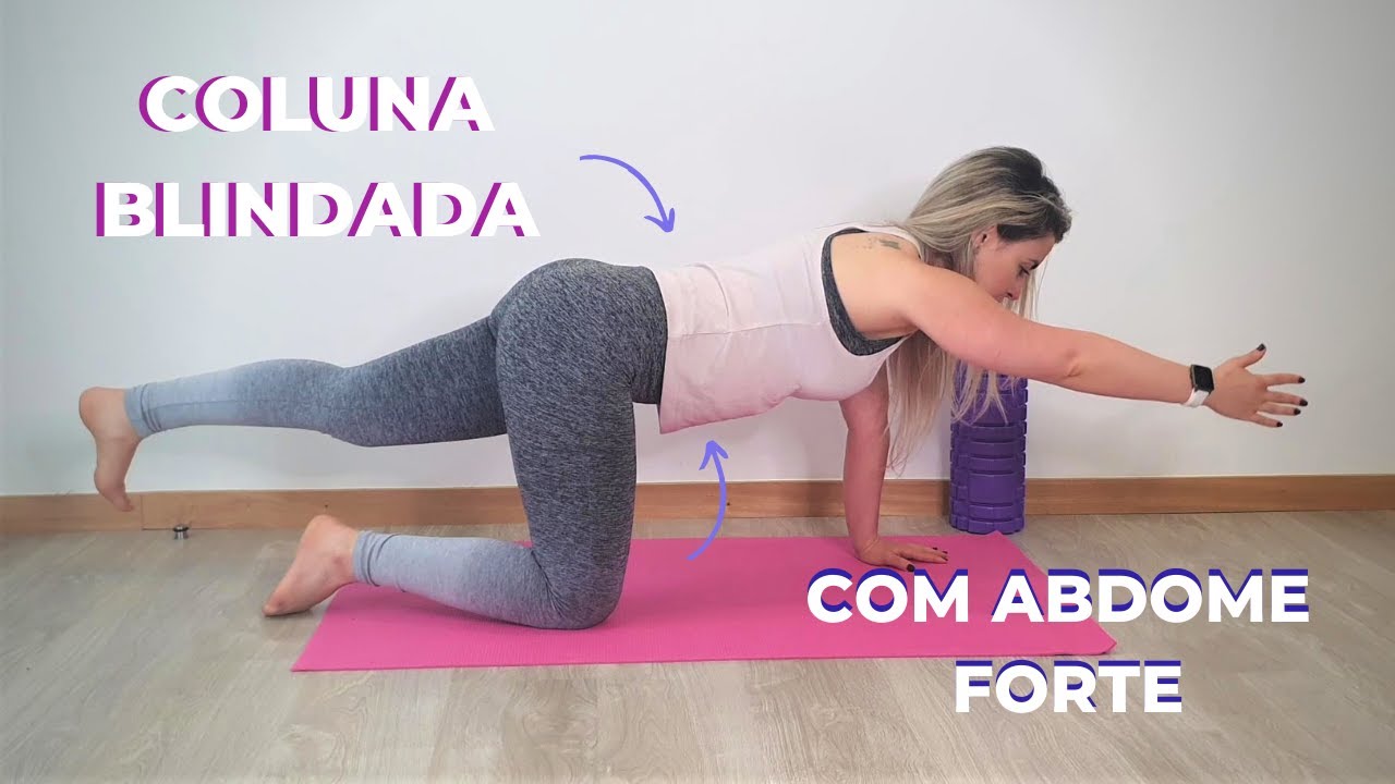 Coluna Blindada - 3 exercícios para ativar abdome e SALVAR sua LOMBAR