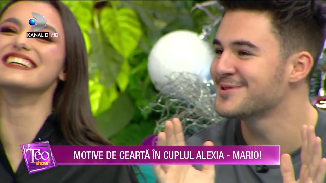 Teo Show (30.11.2020) - Motive de cearta in cuplul Alexia - Mario! De la ce se aprind spiritele?