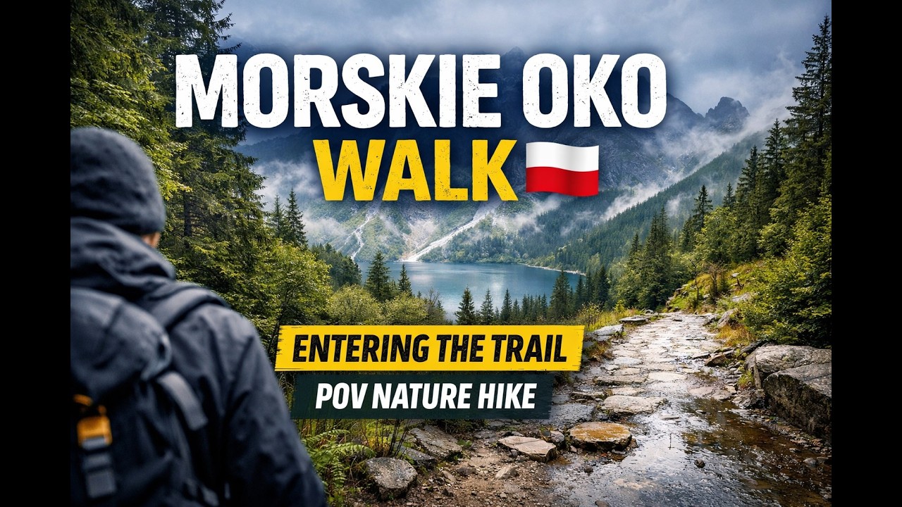Morskie Oko Walk 🇵🇱 | Entering the Trail from Zakopane | POV Nature Walk