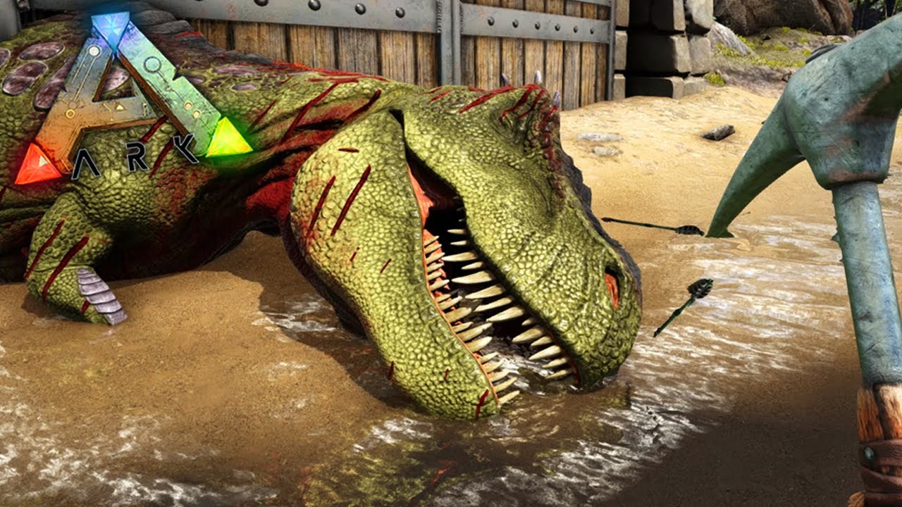 ARK PRIMITIVO #55 - Domei MAIS UM T-Rex! Veja o Porque!