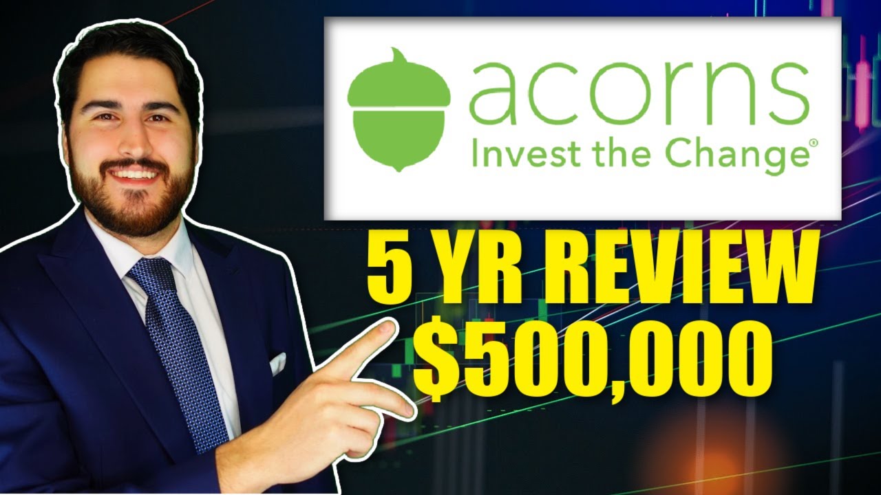 Обзор инвестиционного приложения Acorns спустя 5 лет || Портфель счетов на 500 000 долларов