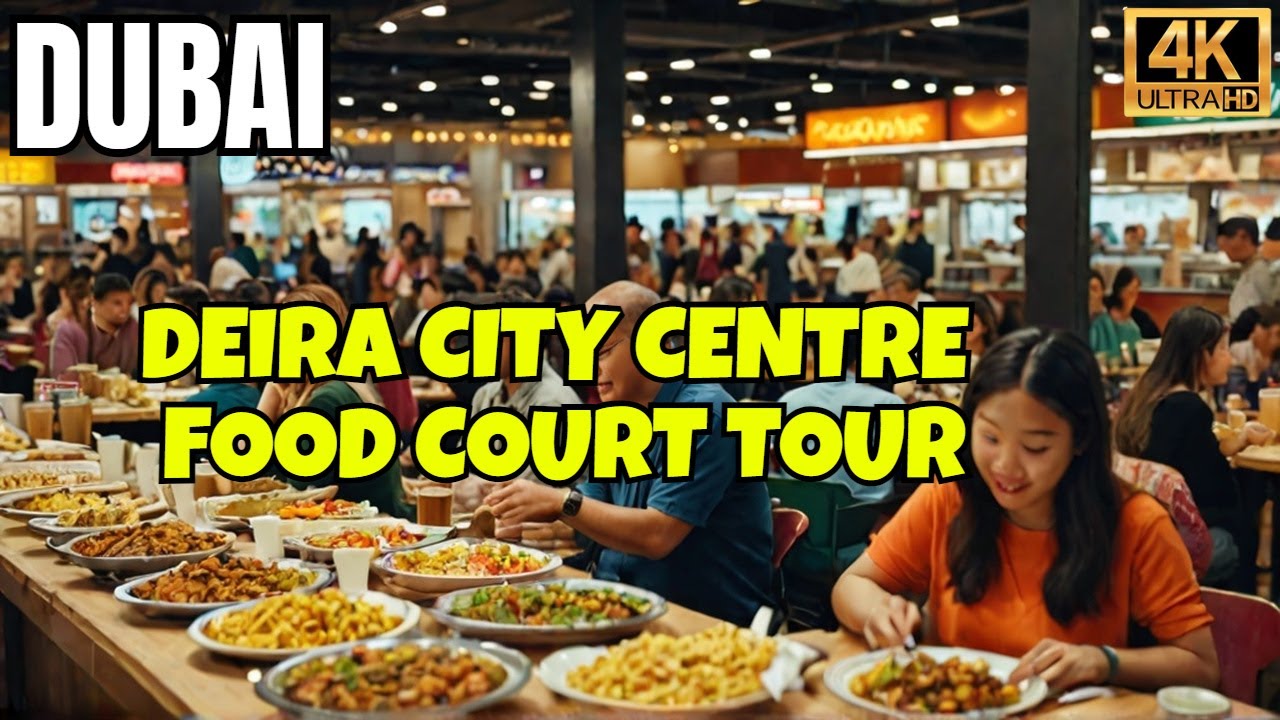Epic Walking Tour of the Deira City Centre Dubai Food Court!