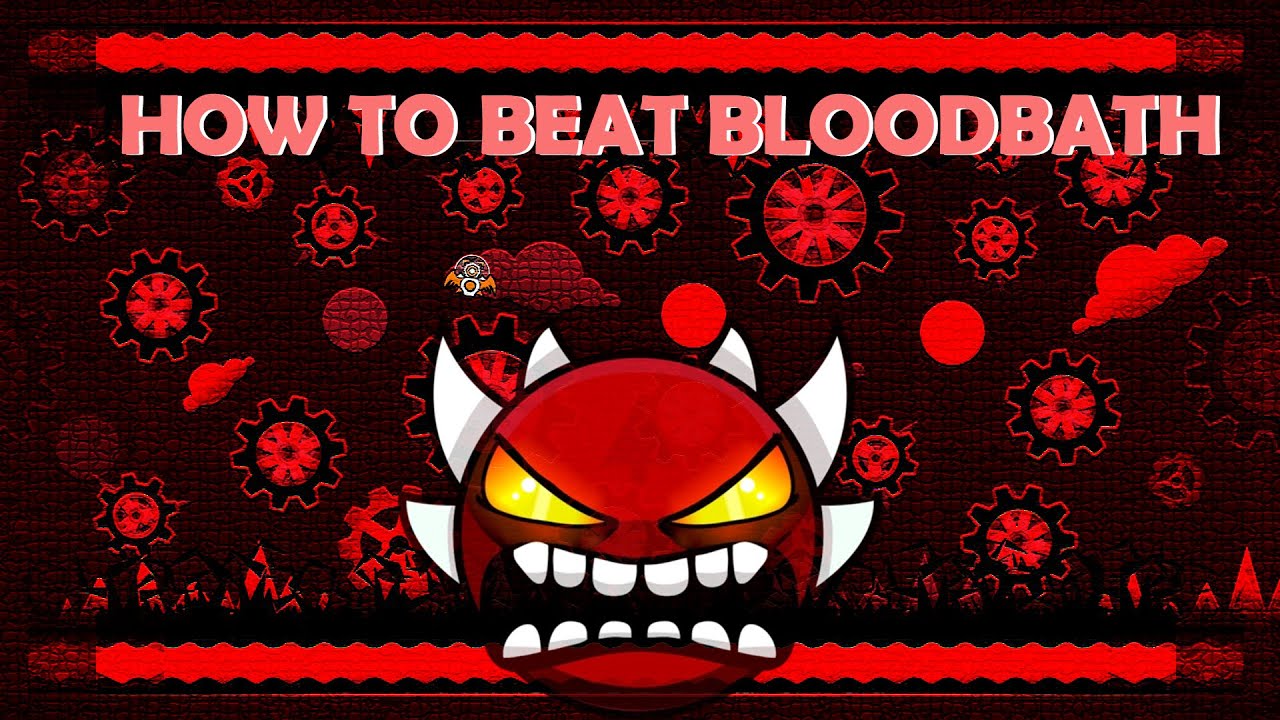 КРОВАВАЯ БАБОЧКА стала ПРОЩЕ... (Руководство по Geometry Dash Bloodbath) (Экстремальный демон) #g...