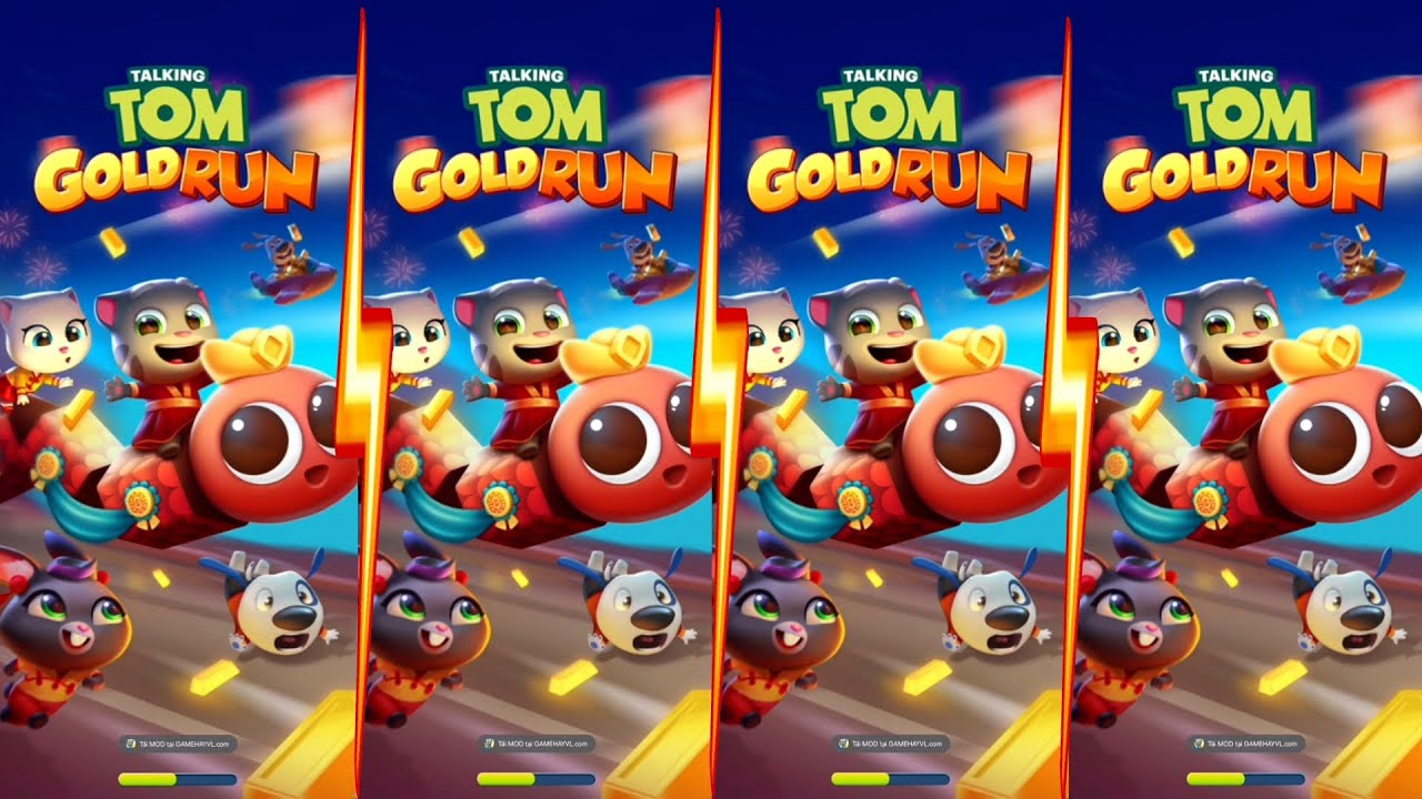 Talking Tom Gold Run () Dino World vs Snake Dash vs Fantastic Forces vs Winter Wonders