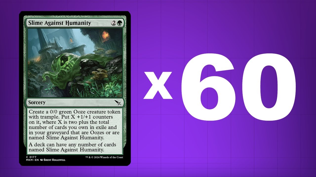 Standard Deck with 60 Slime Against Humanity