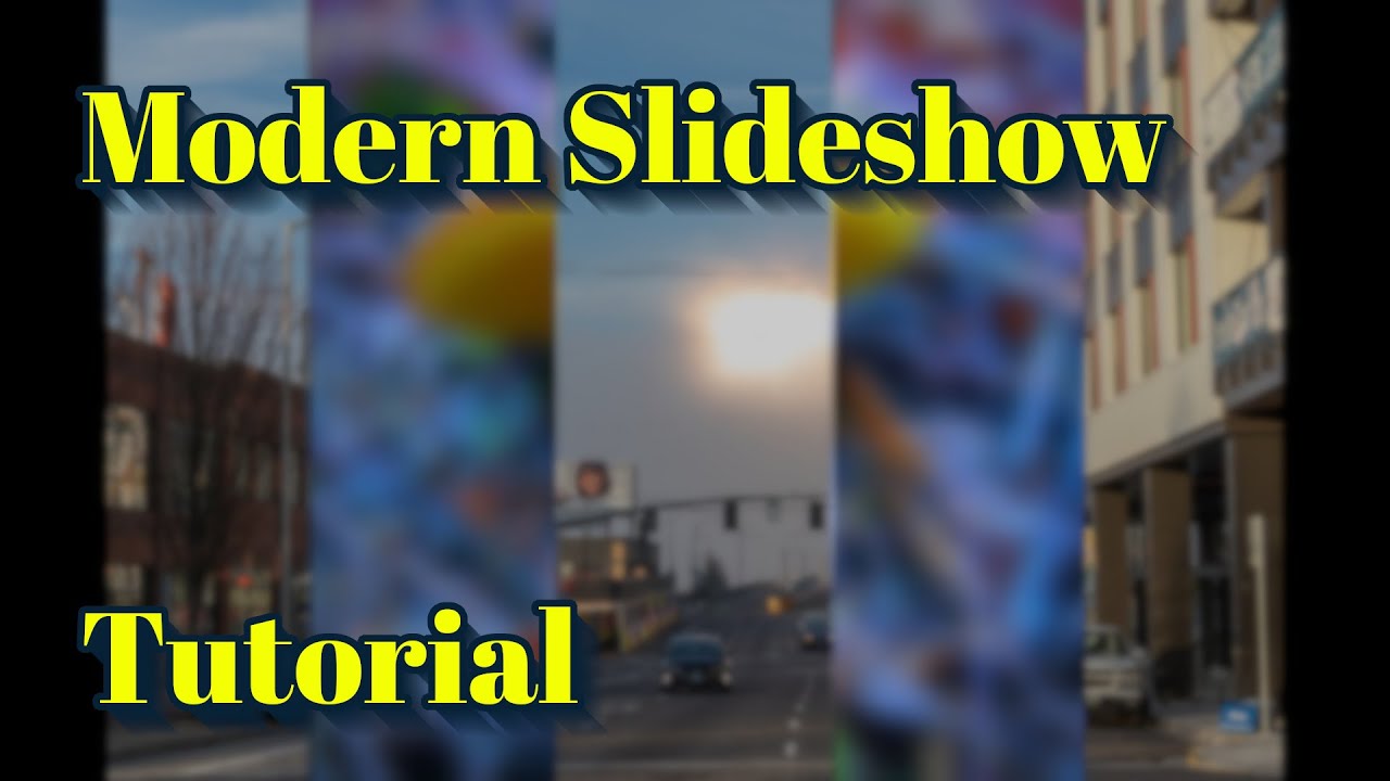 Modern Slideshow Tutorial for Vegas Pro
