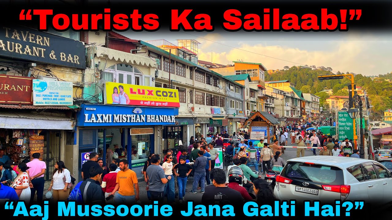 Mussoorie Me Aaj Bhayankar Crowd & Jam 😱 | Latest Update