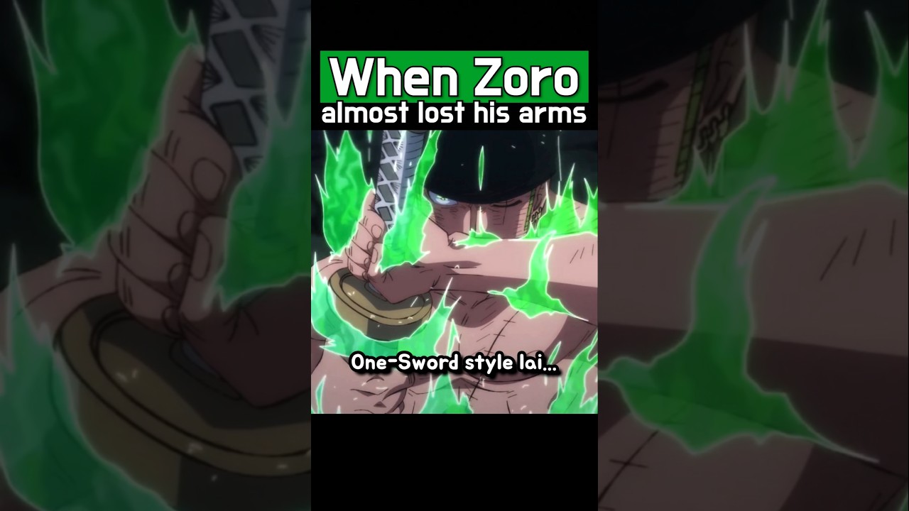 When Zoro Almost Lost His Arm (One Piece)