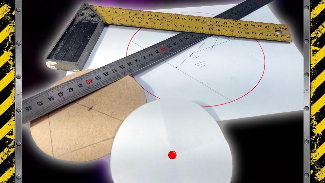 Los 5 métodos más usados para encontrar el centro de un círculo 🔴