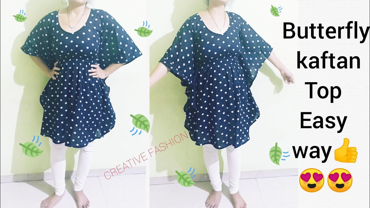 Butterfly Kaftan top 😍very easy way 😍