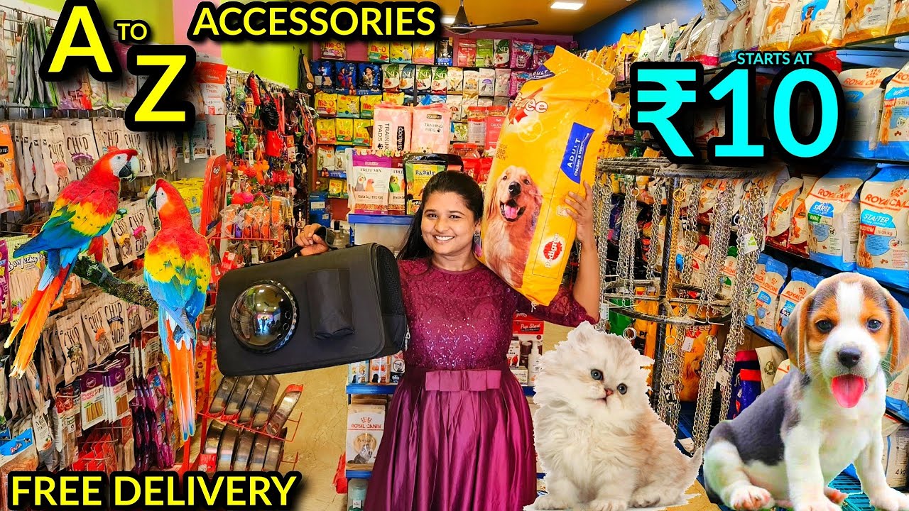 Cheapest pet super market |  A to Z pet Accesories & food | Starts at 10